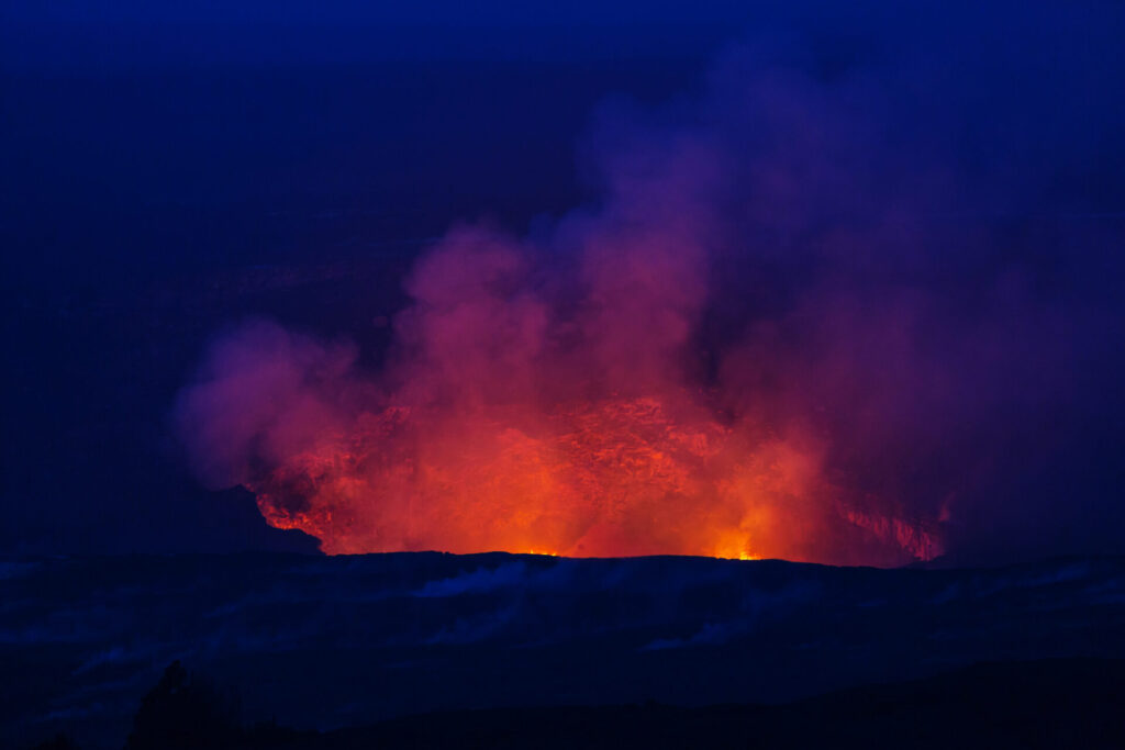 Active volcano