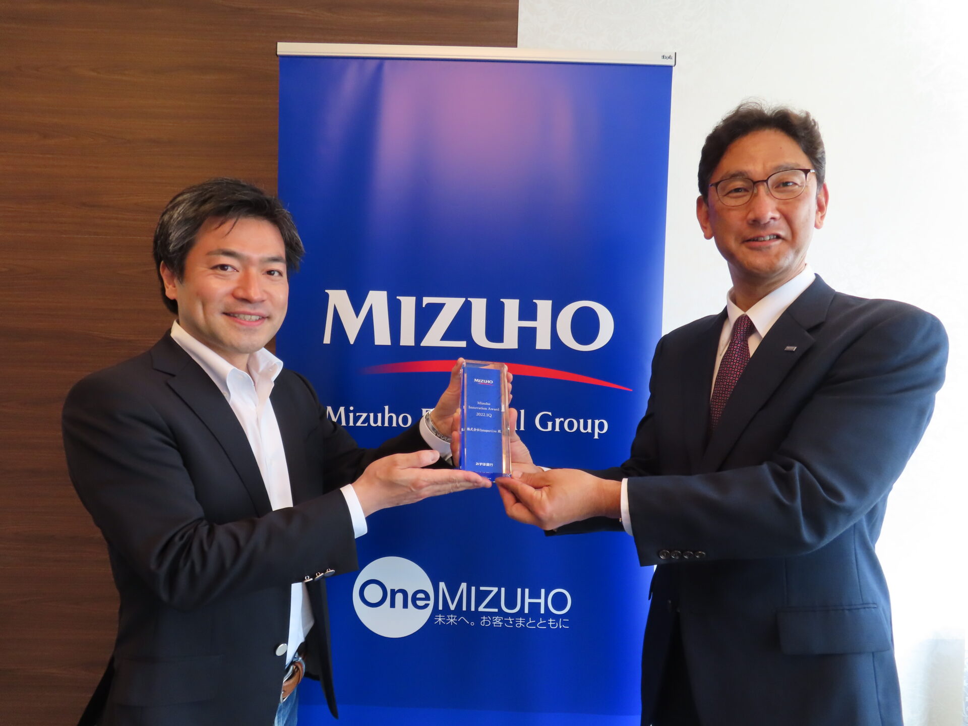 Synpective、みずほ銀行主催の「Mizuho Innovation Award 2022.1Q」を