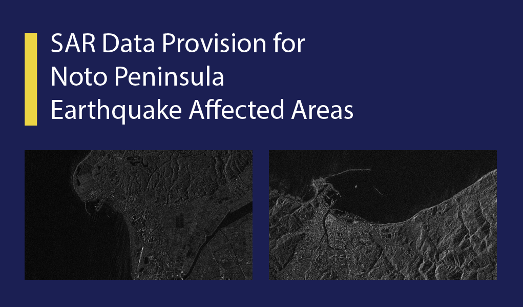 SAR Data provision for Noto Peninsula Earthquake Affected Areas